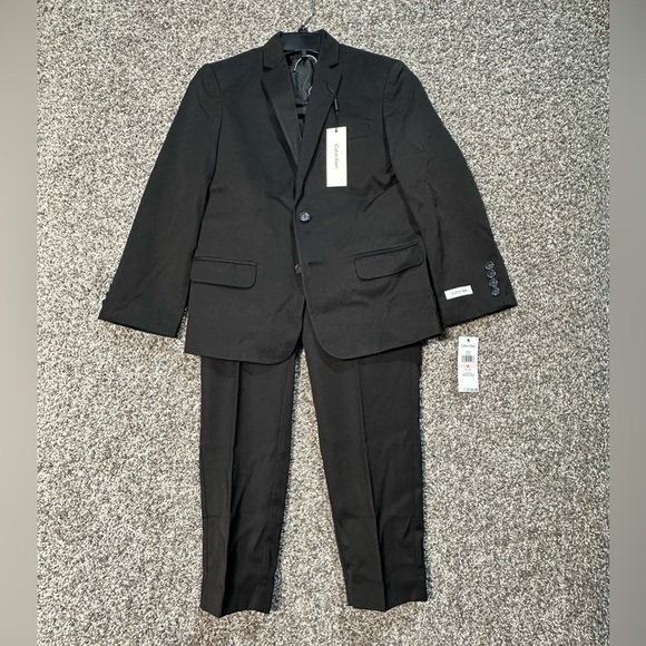 NWT Calvin Klein Boys' 2-Piece Formal Suit Set Size 10 Husky - Picture 4 of 7